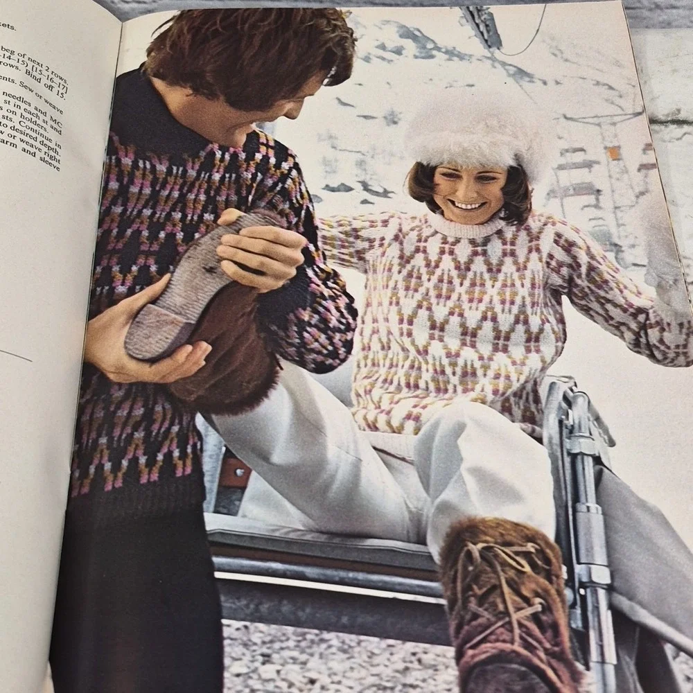 VTG Spinnerin For Surf Sun & Snow Knitting Crochet Patterns Unisex